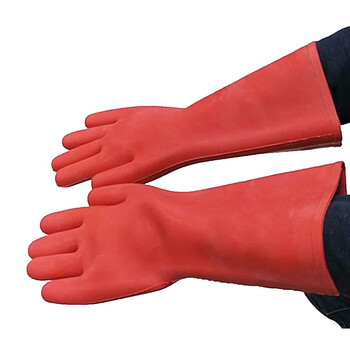 雷赢（LEIYING）12KV橡胶绝缘手套 防护手套