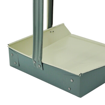 益美得 GJ0034 商用金属铁簸箕垃圾铲畚斗扒斗 小号彩铁高50cm