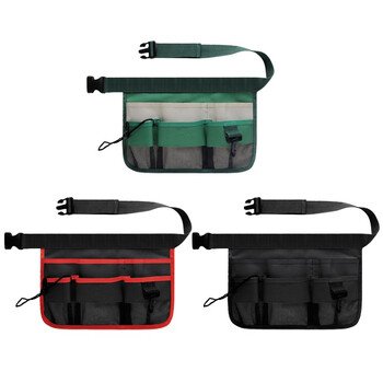 益美得  FW-2002 加厚牛津布清洁包餐厅门店服务员工具包保洁包腰包 绿色