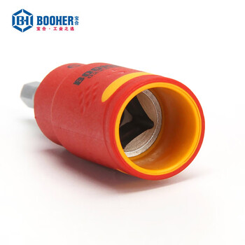 宝合(BOOHER)3/8"绝缘公制旋具套筒5x75MM