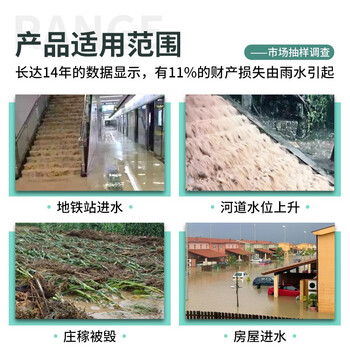 文举 麻袋款吸水膨胀袋沙袋地下室电梯井挡水防积水防内涝 60*40cm