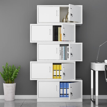 宇威文件柜办公柜钢制铁皮柜资料柜档案柜储物柜分五节文件柜（实用款）