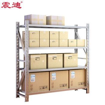 震迪304不锈钢货架2米长超市储物架仓储整理收纳架可定制SD0144主架