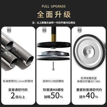 金柯 礼宾杆挂绳迎宾柱 320*1000mm 圆球头 隔离护栏一米栏围挡 酒店商场展厅排队警戒线 黑金色