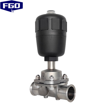 FGO 气动隔膜阀 塑料头卫生级快装四氟双膜 WSG681F-10R DN25
