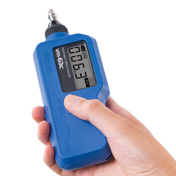 RION日本理音测振仪VM-63C便携式振动测量仪 测震仪 机械位移加速度测试仪VM-63A升级