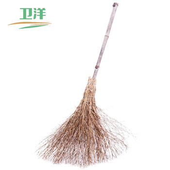 卫洋 WY-564手工扫把环卫大扫把竹扫把户外扫院子扫帚物业工厂清洁笤帚不带叶子小扫把一个装