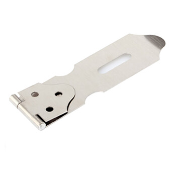 恩鸽 不锈钢抽屉锁 门锁 挂锁门鼻扣吊 柜子搭扣 房门对开门搭扣  2号 5个装（定制）