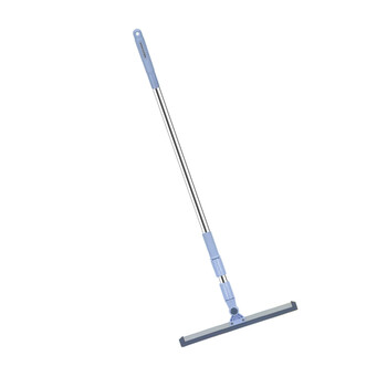 亿丽佳 不锈钢商用地刮推水器体育馆酒店大厅停车场地板路面铝合金刮水器（可转向 胶条40cm） 5件/组