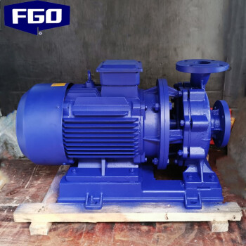 FGO 卧式管道泵  ISW离心泵 380V 100-100/100m3/h扬程12.5米5.5kw
