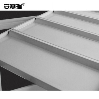 安赛瑞 钢制四层仓储货架 白色 200*50*200cm 100kg/层 13312