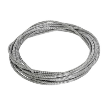 中部工品 304不锈钢钢丝绳 吊装绳带 一米价 7*7 2.5mm
