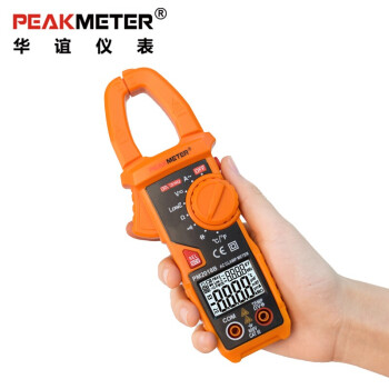 华谊PEAKMETER PM2018B 自动量程钳形表万用表高精度电流表/600A 小型智能数显钳表 定做 1台