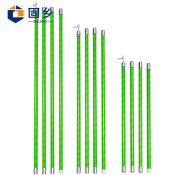 固乡 高压直扣拉闸杆 【10-35kV4节4米】 令克棒 绝缘杆 操作杆 绝缘棒 拉杆 直径36mm