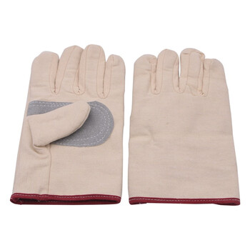  星工（XINGONG） 电焊帆布手套24线双层帆布手套 掌心加厚耐磨抗撕裂 劳保手套 100双