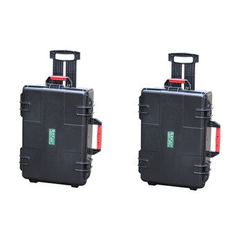 老A LAOA LA118321大型加厚拉杆仪表箱安全箱防水箱仪器箱工具箱大号设备箱26英寸663*657*401 