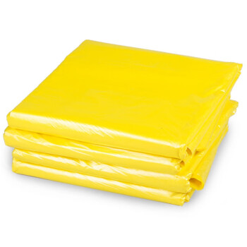 铭安普 大号加厚黄色垃圾袋100*120CM   3丝（50个装）可定制