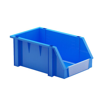 知旦600106组合式零件盒250*150*120mm工具收纳盒配件分类盒H2蓝色