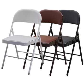 兰诗（LAUTEE）BS-057 折叠椅子会议培训办公椅折叠靠背椅餐椅户外椅 3017黑色