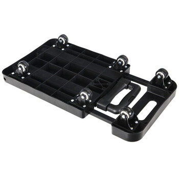 聚远 JUYUAN小推车折叠手拉车拉杆行李车拖车伸缩拉货搬运乌龟车购物车黑色承重约400斤竖版30X46cm 1个价