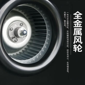 金羚排气扇新风系统全导管型换气扇金属风机滚珠电机工业排风扇BPT15-54B开孔315*315mm
