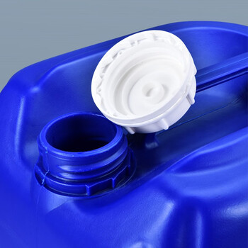 艾科堡塑料化工桶方形堆码桶30L工厂原料废液水桶加厚样品桶蓝色