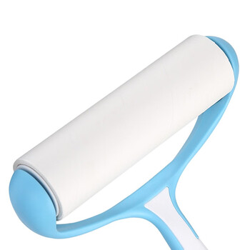 冰禹 BY-3135 粘尘滚筒粘尘 粘毛器 斜撕粘毛纸 除毛器 16CM长蓝色（2套）