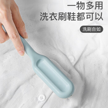梦庭家用长柄鞋刷可挂式塑料洗鞋刷多功能清洁刷不伤鞋软毛刷子201385