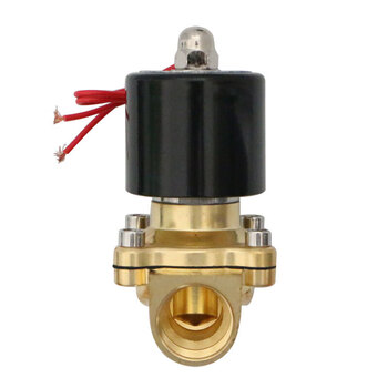 埃美柯黄铜电磁阀电控阀门AC220V J011X-10T 758型 DN40 1.5英寸 1½
