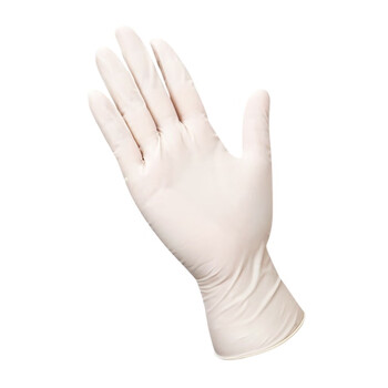 巴泽尔一次性乳胶手套 可触屏 隔离100只/盒 752 L码