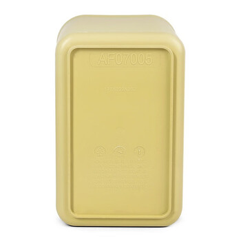 斯图加厚垃圾桶酒店客房垃圾桶不带盖直边宾馆餐厅纸篓办公室果皮垃圾桶 大号14L米黄色