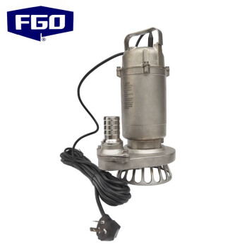 FGO 不锈钢潜水泵 小型螺纹款 304材质 220V 50QDX10-12-0.55kw