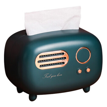 金诗洛 KSL5000 纸巾盒 厕纸盒 餐巾纸盒 多功能收纳盒 抽纸盒 红色