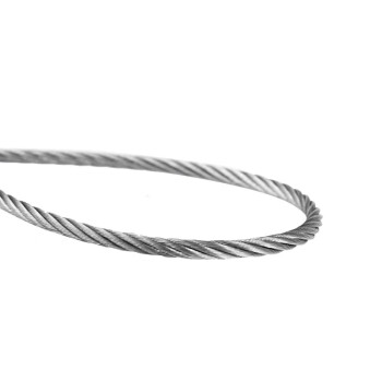中部工品 304不锈钢钢丝绳 吊装绳带 一米价 7*7 2.5mm