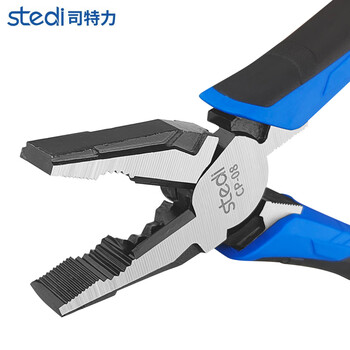 司特力（stedi）钢丝钳 CP-08老虎钳子断线钳多功能尖嘴钳电工级剥线钳剪线钳端子钳工业级斜口钳斜嘴钳