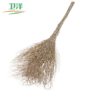 卫洋 手工环卫大竹扫把3.5斤【5把装】物业环卫小区学校工厂马路柏油道路地面清扫清洁大号竹柄笤帚扫帚