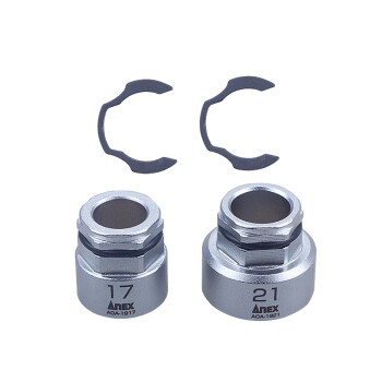 安力士牌（ANEX）进口快速扳手AOA-19S1多用节能电动转换板手适配器扳手梅花扳手套筒扳手3件套