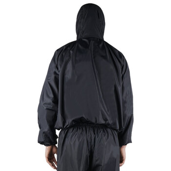 大杨778防尘服劳保工作服 黑色连体 XL码喷漆喷洒农药连帽防护服