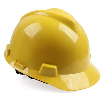 梅思安（MSA）10172880 V-Gard ABS标准型安全帽 帽衬灰针织吸汗带 定做 黄色 1顶
