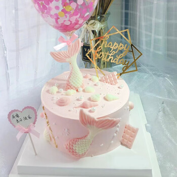 乐食锦生日蛋糕同城配送女友送老婆网红创意定制玫瑰鲜花上海同城全国