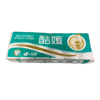 酷媛 实芯卷纸75克 KY-0128 100mm*105mm 四层 12卷/提*16提