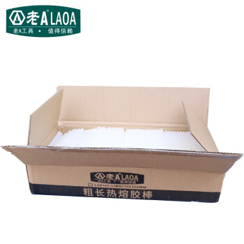 老A LAOA LA815002热熔胶棒加热焊接热熔胶粘接耗材11mm*300mm整箱粗长30斤