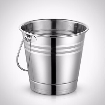 JN JIENBANGONG 不锈钢收纳桶 不锈钢小冰桶啤酒桶冰粒桶香槟桶冰块收纳水桶 2L冰块收纳桶150*155*105mm