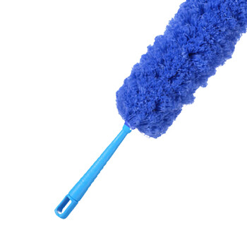 金诗洛 KSL147 除尘掸 加长款鸡毛掸子除灰可伸缩拖把扫把清洁用品 蓝色+伸缩杆+叉头