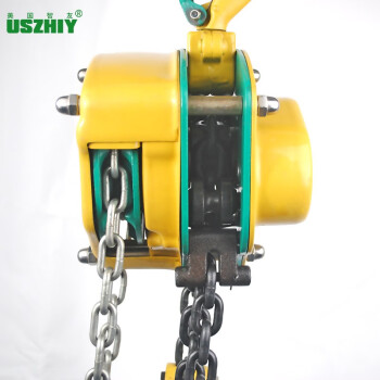 智友USZHIY CB-B 005型0.5吨3米手拉葫芦单双链圆形起重手动倒链小型吊具