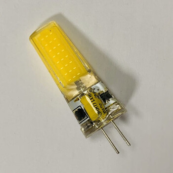 誉翊 G4灯珠led 高亮12V低压插脚灯泡可直接替代卤素灯珠CP-G4-AC/DC 12V 2508 COB 电解 正白 3W(10个装）