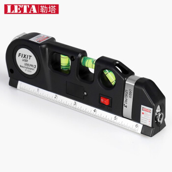 勒塔（LETA）电子激光水平仪装修红外线水平尺标线仪卷尺室内打线测距工具电子尺LT-MT532
