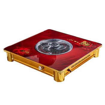 京方圆 DTL19-004 卧式多功能取暖器远红外烘脚电炉子暖脚器 52cm大转角包边-无极旋钮款