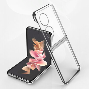 魔皇华为p50pocket手机壳进口真空电镀透明pc硬壳5g折叠屏pocket宝盒