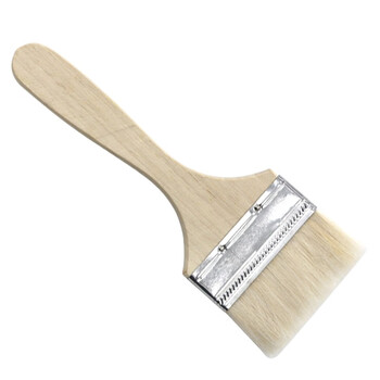 金诗洛 KSL942 羊毛刷（10把）清洁刷 油漆刷子 墙刷软毛刷 长毛木柄刷 油刷烧烤刷 涂料刷 1寸